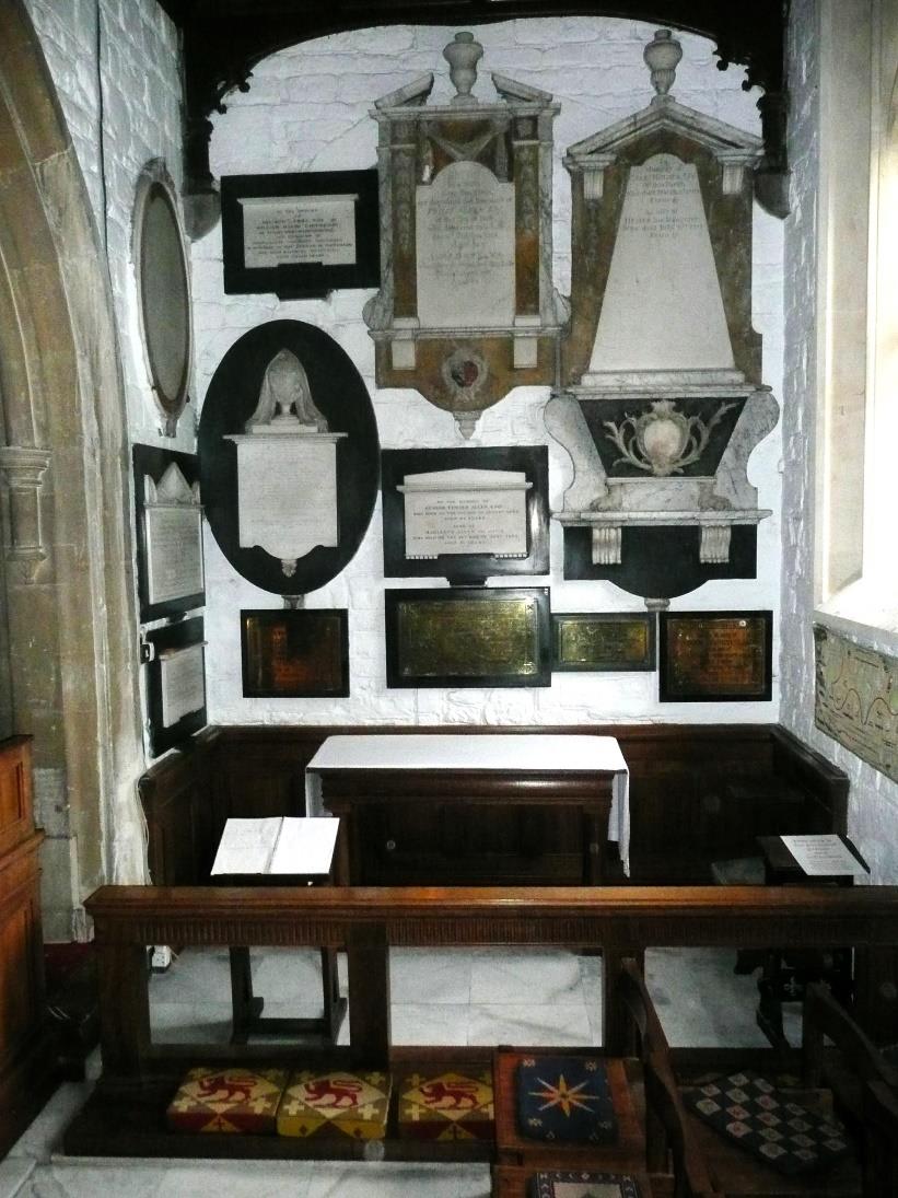 Bathampton Church Interior Memorials Explored